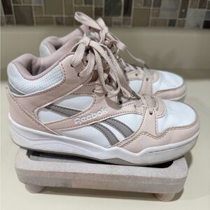 Reebok Blush and White Athletic Shoes